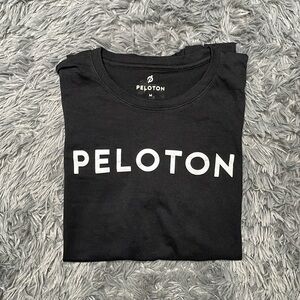 Peloton Logo Black Short Sleeve Tee T Shirt Size Medium